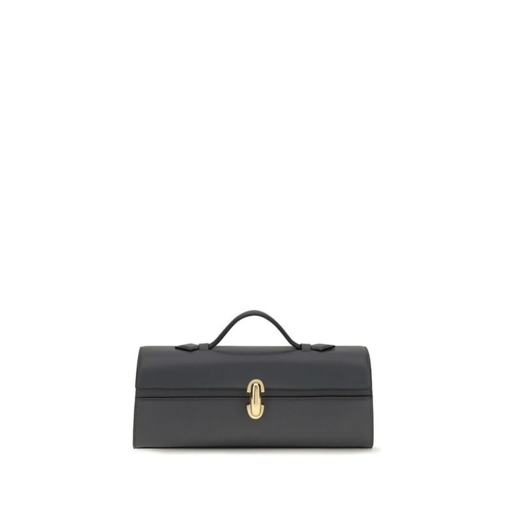 Savette Gray Calf Leather Bos Taurus Women's Handbag